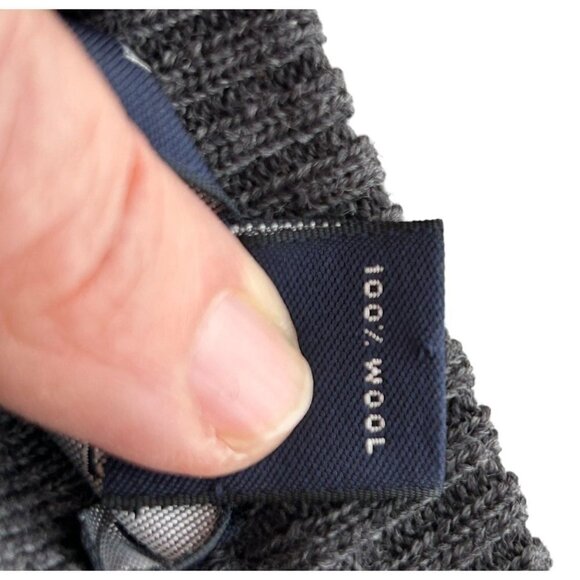 VTG 90's Lands End Sweater Vest Men's Size L Gray Pullover - Golf Style #P1490 - Picture 3 of 10